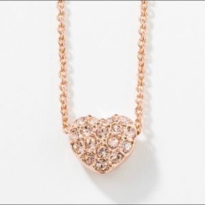 Touchstone Crystal Blush Heart Necklace